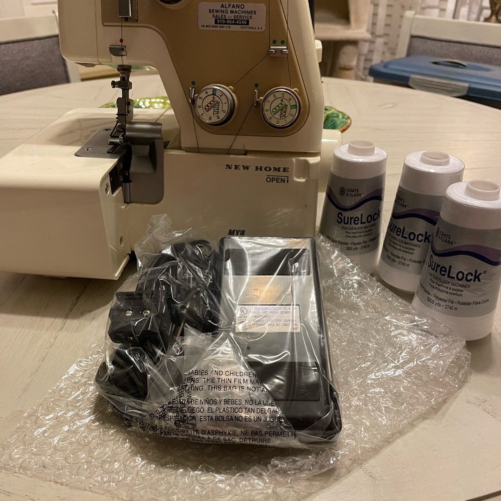 Serger with Accessories - Vintage